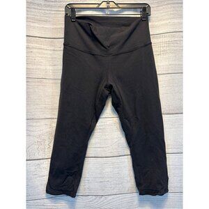 Women's Lululemon True Self Crop Black Size 12
